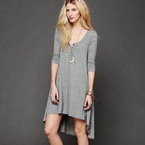 Free People We the Free High Lo Henley Tunic